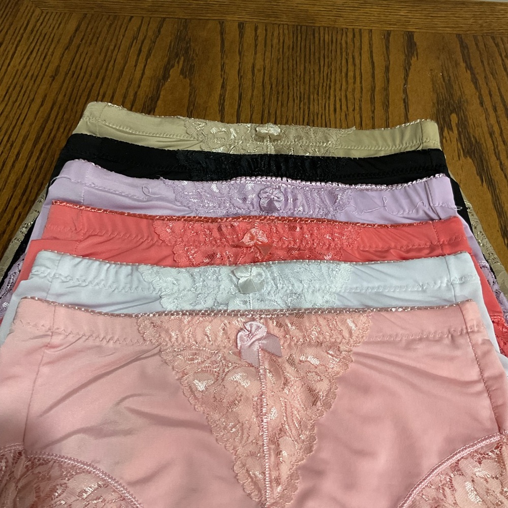 NWOT Angelina Women's Lace Panties - Pink, White, Black, Tan, Purple, Coral